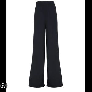 AMEN brand BLACK HIGH WAIST NWT SIDE DETAILED SNAPS DRESS ATHELEISURE PANTS. E…